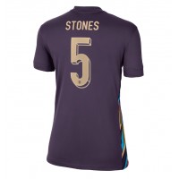 Fotballdrakt Dame England John Stones #5 Bortedrakt EM 2024 Kortermet